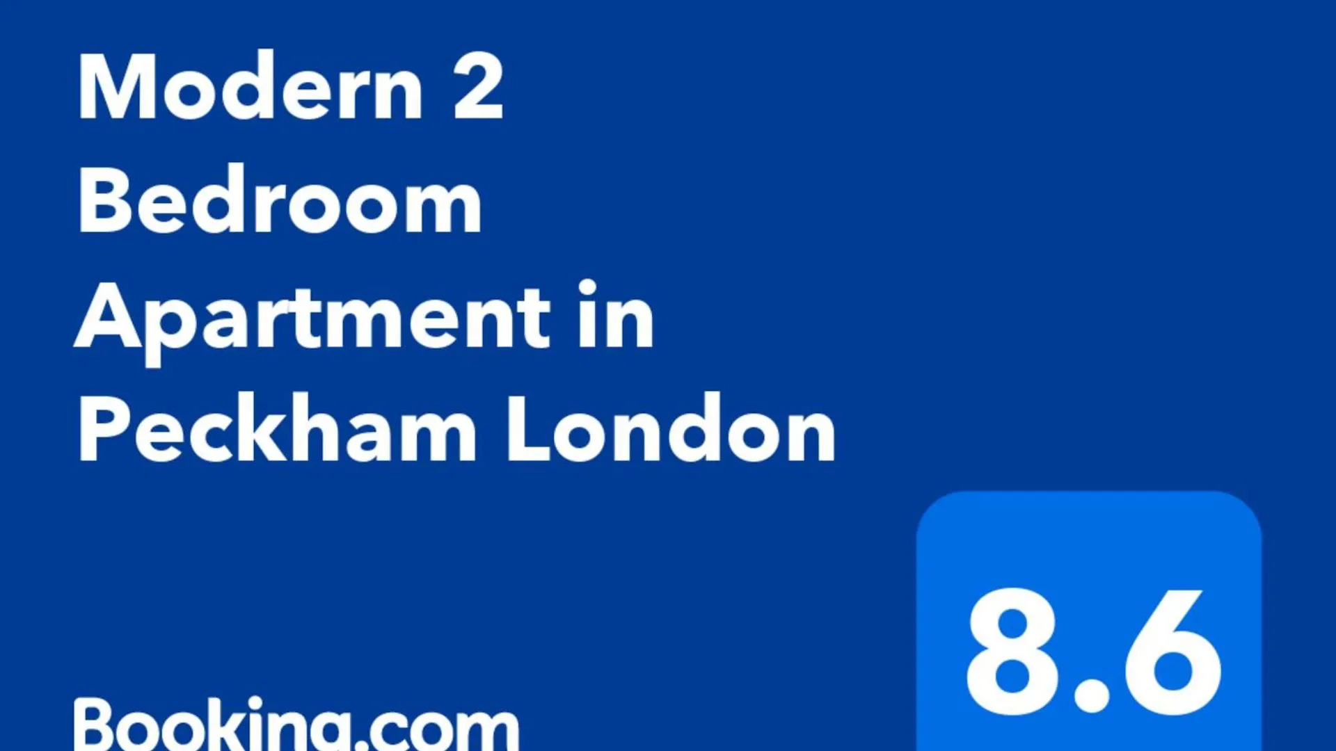 Modern 2 Bedroom Apartment In Peckham London United Kingdom
